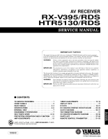 Yamaha RXV-395-RDS - Service Manual 